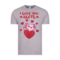 Vintage Zinc i love you alotl aolotl valentine's day heart aolotl lover Vintage Tee - lanVoArt