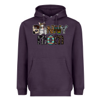 Plum bunny mom Heavyweight Hoodie - CowhideDigitalArt