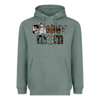 Sage bunny mom Heavyweight Hoodie - CowhideDigitalArt