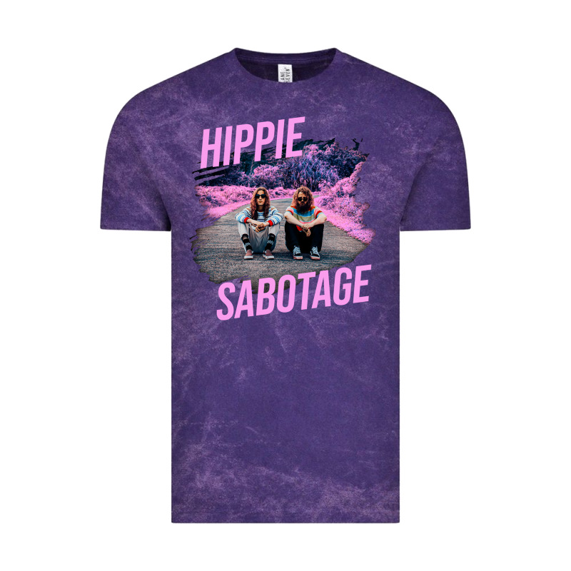 Hippie Sabotage Aesthetic Style Photo With Text Vintage Tee by lanVoArt | Teevron