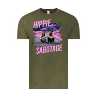 Vintage Olive hippie sabotage aesthetic style photo with text Vintage Tee - lanVoArt