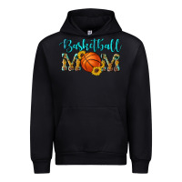 Black western leopard camouflage sunflowers glitter mom basketball Urban Hoodie - Artiststas