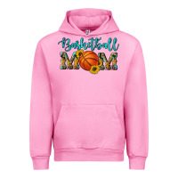 Fuchsia Pink western leopard camouflage sunflowers glitter mom basketball Urban Hoodie - Artiststas