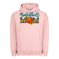 Pigment Salmon western leopard camouflage sunflowers glitter mom basketball Urban Hoodie - Artiststas