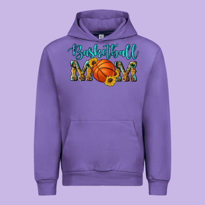 Western Leopard Camouflage Sunflowers Glitter Mom Basketball Urban Hoodie Designed By Artiststas