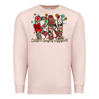 Pale Pink RN Licensed Practical Nurse Premium Sweatshirt - CowhideDigitalArt