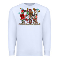 White RN Licensed Practical Nurse Premium Sweatshirt - CowhideDigitalArt
