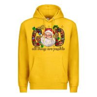 Lemon with god all things are possible with santa claus bbs Premium Hoodie - BundleAndBundleShop