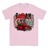 Bubblegum Pink Farm Life Christmas Classic Tee - Bettercallsaul