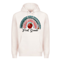 Pale Pink first grade rainbow Premium Hoodie - RanaPortraitStore