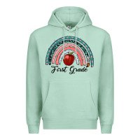Seafoam first grade rainbow Premium Hoodie - RanaPortraitStore