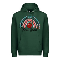 Sports Green first grade rainbow Premium Hoodie - RanaPortraitStore