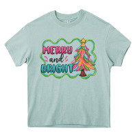 Arona merry and bright christmas tree Heavy Core Tee - MaliasSmallBusiness