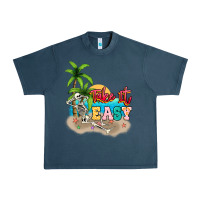 Midnight Navy take it easy Urban Heavy Tee - NancyCooperArtShop