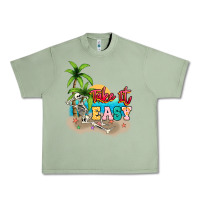 Oil Green take it easy Urban Heavy Tee - NancyCooperArtShop