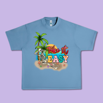 Take It Easy Urban Heavy Tee Designed By Nancycooperartshop
