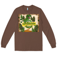 Chestnut motherhood is a walk in the park Long Sleeve Tee - TumblerDesignByShophia
