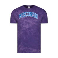 Cloud Purple wisconsin blue Vintage Tee - lanVoArt