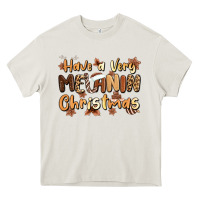 Cream have a very melanin christmas Heavy Core Tee - MaliasSmallBusiness