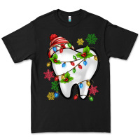 Black Christmas Teeth Dentist Premium Tee - MaliasSmallBusiness