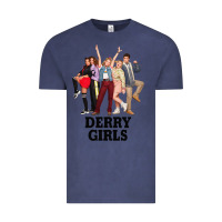 Vintage Denim Lover Gifts Derry Girls Gift For Movie Fans Vintage Tee - lanVoArt