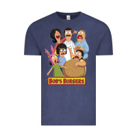 Vintage Denim bobs family portrait Vintage Tee - lanVoArt