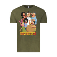 Vintage Olive bobs family portrait Vintage Tee - lanVoArt