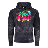 Cloud Black Nurse off duty Vintage Hoodie - NancyCooperArtShop