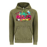 Vintage Olive Nurse off duty Vintage Hoodie - NancyCooperArtShop