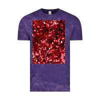 Cloud Purple red glitter party sequins Vintage Tee - lanVoArt