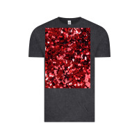 Vintage Black red glitter party sequins Vintage Tee - lanVoArt