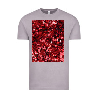 Vintage Zinc red glitter party sequins Vintage Tee - lanVoArt