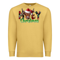 Antique Gold moey Christmas Premium Sweatshirt - CowhideDigitalArt