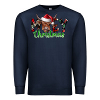 Navy moey Christmas Premium Sweatshirt - CowhideDigitalArt