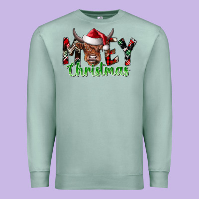 Moey Christmas Premium Sweatshirt Designed By Cowhidedigitalart