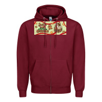 Burgundy just a girl who loves christmas Zipper Hoodie - BundleAndBundleShop