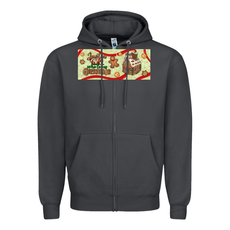 Just A Girl Who Loves Christmas Zipper Hoodie by BundleAndBundleShop | Teevron