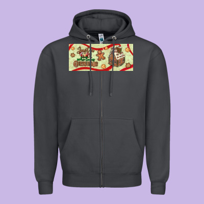 Just A Girl Who Loves Christmas Zipper Hoodie Designed By Bundleandbundleshop