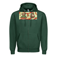 Sports Green just a girl who loves christmas Zipper Hoodie - BundleAndBundleShop