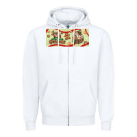 White just a girl who loves christmas Zipper Hoodie - BundleAndBundleShop