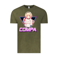 Vintage Olive hyperdimension neptunia (compa aesthetic) Vintage Tee - lanVoArt