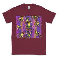 Burgundy mardi gras fleur de lis Classic Tee - RanaPortraitStore