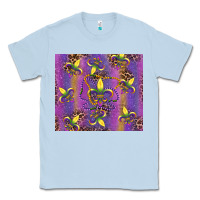 Dusty Blue mardi gras fleur de lis Classic Tee - RanaPortraitStore