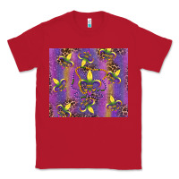 Red mardi gras fleur de lis Classic Tee - RanaPortraitStore