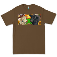 Cacao Charolais Bull And Black Angus Bull With Farm Premium Tee - RanaPortraitStore