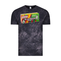 Cloud Black old school fruit stripe gum Vintage Tee - lanVoArt