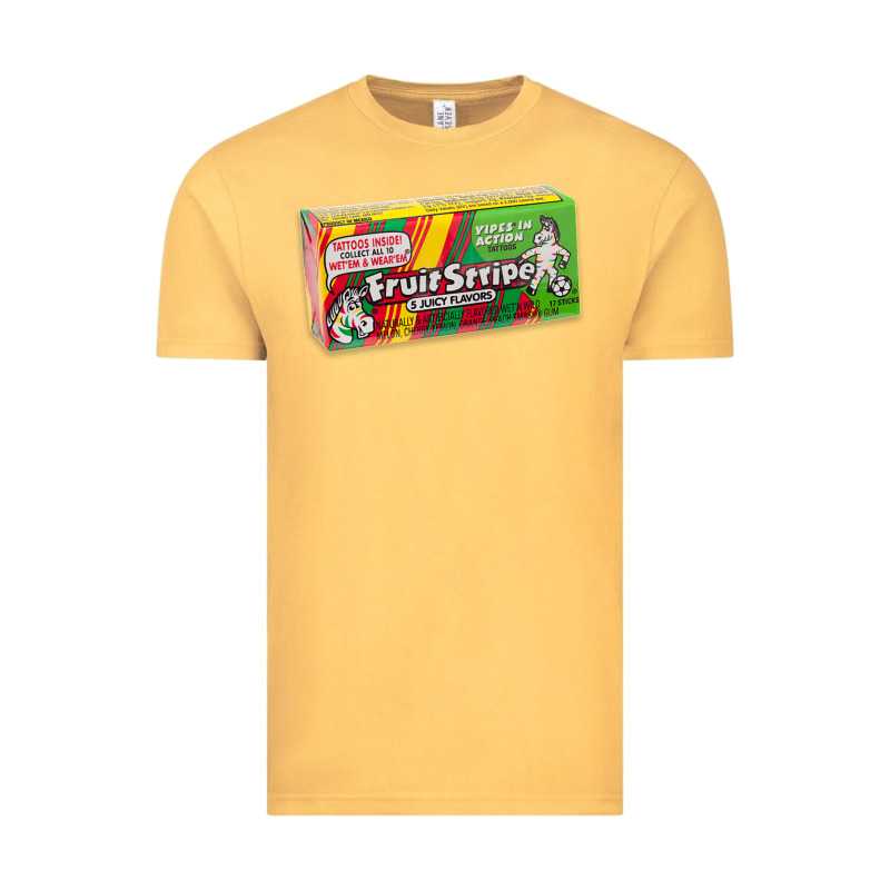 Old School Fruit Stripe Gum Vintage Tee by lanVoArt | Teevron