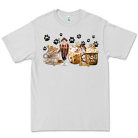 Dove Grey Dog Mom Coffee Lover Coffee Cups Premium Tee - MaliasSmallBusiness