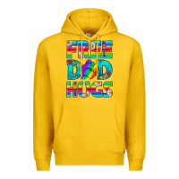 Lemon Pride LGBTQ Free Dad Hugs Premium Hoodie - BundleAndBundleShop