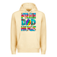 Pina Colada Pride LGBTQ Free Dad Hugs Premium Hoodie - BundleAndBundleShop